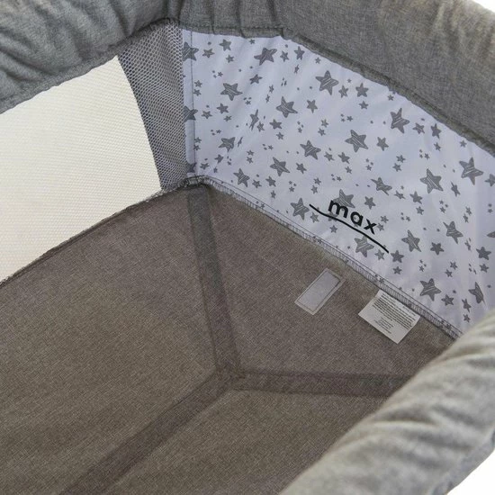 A3 Baby & Kids Soozly Inklapbare Reiswieg & Campingbed Grijs 14 A3 Baby & Kids Soozly Inklapbare Reiswieg & Campingbed Grijs - Afbeelding 12