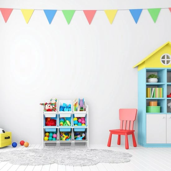 Relaxdays Kinderkast Speelgoed - Speelgoedkast - Speelgoedkist - Opbergkast - 9 Kisten - A 5 Relaxdays Kinderkast Speelgoed - Speelgoedkast - Speelgoedkist - Opbergkast - 9 Kisten - A - Afbeelding 3