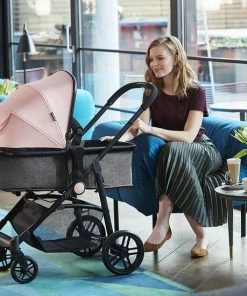 Kinderkraft Juli 3 In 1 Kinderwagen - Inclusief Autostoel - Pink -Sophie Shop 550x550 180