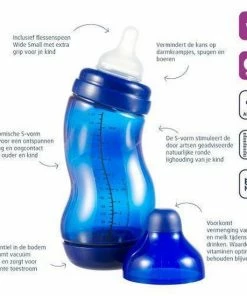 Difrax - S-fles Anti-Koliek BPA Vrij - 310 Ml -Sophie Shop 550x550 194