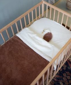 Koeka Baby Dekentje Wieg Teddy Vik - Bruin - 75x100cm -Sophie Shop 550x550 220