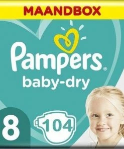 Pampers Baby Dry Maat 8 - 104 Luiers