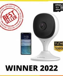 Imou Babyfoon Met Camera - Met App - Geluid En Bewegingsdetectie - 32 Gb SD Card - Nactvisie - Full HD - Wifi - Wit