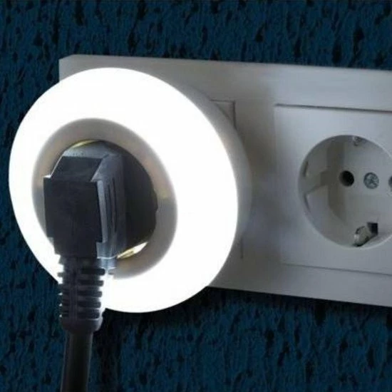 Orange85 Nachtlampje - Stopcontact - Drie Standen - Rond - Automatische Sensor - Nacht - Lamp - Binnen - LED 6 Orange85 Nachtlampje - Stopcontact - Drie Standen - Rond - Automatische Sensor - Nacht - Lamp - Binnen - LED - Afbeelding 4