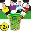 Decopatent 12 STUKS VOETBAL 3D Drink Beker Met Rietje En Deksel - 250ML - Voetballers Plastic Bekers - Kinderfeestje - Kinderverjaardag Bekertjes - Traktatie - Uitdeelcadeaus -Sophie Shop 550x550 260