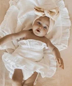 Rammelaar&Co Hydrofiele Doek 3-laags Met Ruches, 100% Bio Katoen