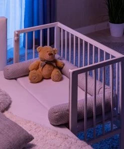 Fillikid Bedbumper 190 X 9 Cm Bedomrander Ledikant - Grijs Wit Stippen -Sophie Shop 550x550 298