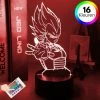 ANiMU 3D Lamp - 16 Kleuren - Vegeta - Dragon Ball Z - LED Illusie - Bureaulamp - Nachtlampje - Sfeerlamp - Dimbaar - USB Of Batterijen - Afstandsbediening - Anime Cadeau -Sophie Shop 550x550 318