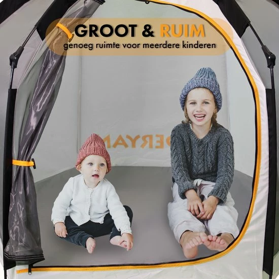 Deryan Up To Go Kinderbox - Draagbare Kinderbox - Pop Up Reisbox - Strandtent - Cream 7 Deryan Up To Go Kinderbox - Draagbare Kinderbox - Pop Up Reisbox - Strandtent - Cream - Afbeelding 5