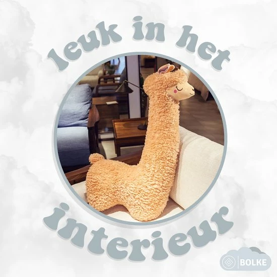 Bolke® - Zwangerschapskussen - Voedingskussen - Zijslaapkussen - Zwangerschap - Zwangerschap Cadeau - Body Pillow - Lichaamskussen - Lama 4 Bolke® - Zwangerschapskussen - Voedingskussen - Zijslaapkussen - Zwangerschap - Zwangerschap Cadeau - Body Pillow - Lichaamskussen - Lama - Afbeelding 2