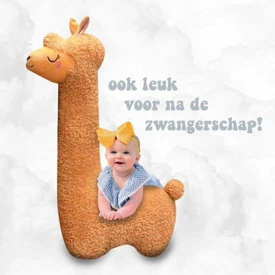 Bolke® - Zwangerschapskussen - Voedingskussen - Zijslaapkussen - Zwangerschap - Zwangerschap Cadeau - Body Pillow - Lichaamskussen - Lama 6 Bolke® - Zwangerschapskussen - Voedingskussen - Zijslaapkussen - Zwangerschap - Zwangerschap Cadeau - Body Pillow - Lichaamskussen - Lama - Afbeelding 4