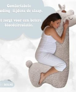 Bolke® - Zwangerschapskussen - Voedingskussen - Zijslaapkussen - Zwangerschap - Zwangerschap Cadeau - Body Pillow - Lichaamskussen - Lama 18 Bolke® - Zwangerschapskussen - Voedingskussen - Zijslaapkussen - Zwangerschap - Zwangerschap Cadeau - Body Pillow - Lichaamskussen - Lama -Sophie Shop 550x550 347