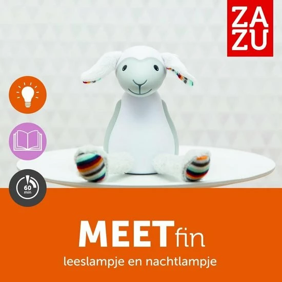 Zazu - Fin 2.0 - Grijs - Nachtlampje - Schaaplampje - Leeslampje Geschikt Voor In Bed 7 Zazu - Fin 2.0 - Grijs - Nachtlampje - Schaaplampje - Leeslampje Geschikt Voor In Bed - Afbeelding 5