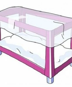 Babsana Klamboe Voor Campingbed - Wit -Sophie Shop 550x550 372