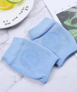 Go Go Gadget Baby Kniebeschermers | Anti Slip | One Size | Licht Blauw