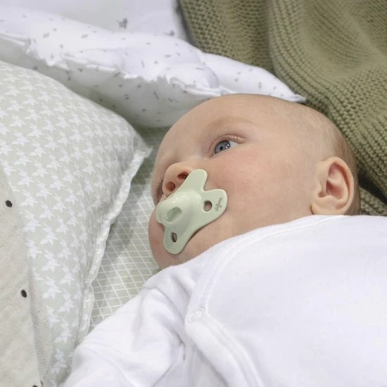 Difrax Fopspeen Newborn Dental - Lichtblauw/Crèmewit/Lichtroze/Lichtgroen - Orthodontische Speen - 4 Stuks 14 Difrax Fopspeen Newborn Dental - Lichtblauw/Crèmewit/Lichtroze/Lichtgroen - Orthodontische Speen - 4 Stuks - Afbeelding 12