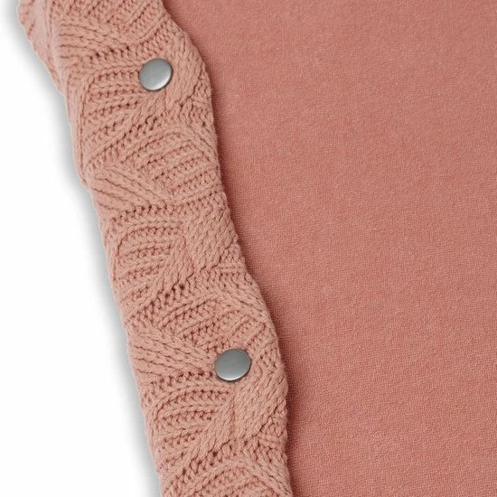 Jollein Aankleedkussenhoes Spring Knit 50x70cm - Rosewood 11 Jollein Aankleedkussenhoes Spring Knit 50x70cm - Rosewood - Afbeelding 9