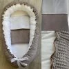 Liesjes Baby Stuff Compleet Set Babynestje Taupe Goud Met Dekentje En Speendoekje -Sophie Shop 550x550 391