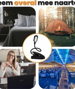 Mvolo Leeslamp PRO Met Klem - Leeslampje Zonder Blauwlicht - Nachtlampje Dimbaar - Amber Licht - USB-oplaadbaar - Dimbaar -Sophie Shop 550x550 404