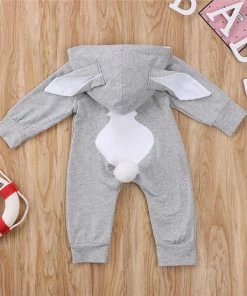 Budino Baby Romper Pyjama Onesie Konijn Dier - Blauw - 6 Mnd -Sophie Shop 550x550 41