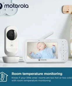 Motorola Nursery Babyfoon - Video Baby Monitor - VM35 - Wit - 5-inch Ouder Unit - Infrarood - Digitale Zoom - Terugspreekfunctie -Sophie Shop 550x550 418