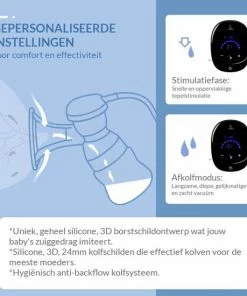 Horigen Beature Dubbelzijdige Elektrische Borstkolf 3D Borstschild 24 Mm -Sophie Shop 550x550 440