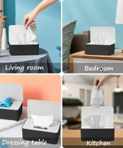 BillendoekjesDoos - Zinaps Natte Doekjes Doos, Vochtig Toiletpapier Doos, Babydoekjes Doos, Natte Doekjes Opbergdoos, Plastic Natte Doekdispenser Met Deksel Voor Thuis, Kantoor (WK 02129) -Sophie Shop 550x550 485