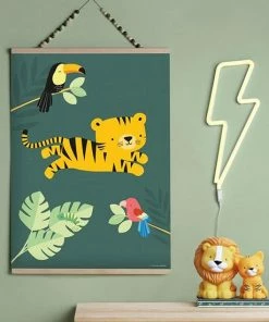 Lampje Kinderkamer / Kinderlampje: Tijger | A Little Lovely Company -Sophie Shop 550x550 494