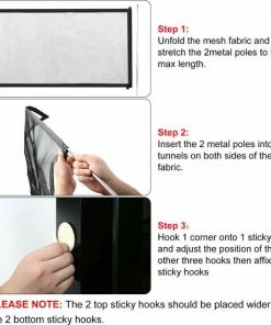 KingSo Traphekje Zonder Boren - 180x75cm - Hondenhek - Zwart -Sophie Shop 550x550 5