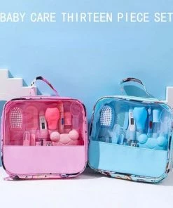 SCHEF MAN 13-in-1 Baby Verzorgingsset | Manicureset | Babyshower | Kraamcadeau - Blauw -Sophie Shop 550x550 517