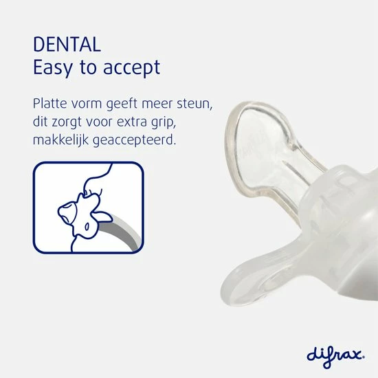 Difrax Fopspeen 0-6 Maanden Dental - Lichblauw/Grijs/Lichtroze/Roodbruin - Orthodontische Speen - 4 Stuks 13 Difrax Fopspeen 0-6 Maanden Dental - Lichblauw/Grijs/Lichtroze/Roodbruin - Orthodontische Speen - 4 Stuks - Afbeelding 11
