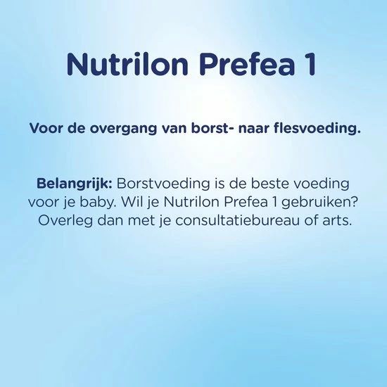 Nutrilon Prefea 1 - Flesvoeding Vanaf De Geboorte - 800g 4 Nutrilon Prefea 1 - Flesvoeding Vanaf De Geboorte - 800g - Afbeelding 2