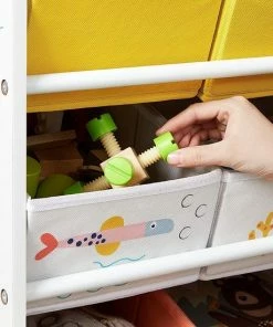 SONGMICS Speelgoedplank, Kinderkamerplank Met 12 Stoffen Dozen, Voor Boeken En Speelgoed, Speelgoedorganizer, Kinderkamer, Voor Kinderen, Multifunctioneel, Wit GKRS04WT 13 SONGMICS Speelgoedplank, Kinderkamerplank Met 12 Stoffen Dozen, Voor Boeken En Speelgoed, Speelgoedorganizer, Kinderkamer, Voor Kinderen, Multifunctioneel, Wit GKRS04WT -Sophie Shop 550x550 581