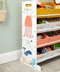 SONGMICS Speelgoedplank, Kinderkamerplank Met 12 Stoffen Dozen, Voor Boeken En Speelgoed, Speelgoedorganizer, Kinderkamer, Voor Kinderen, Multifunctioneel, Wit GKRS04WT 16 SONGMICS Speelgoedplank, Kinderkamerplank Met 12 Stoffen Dozen, Voor Boeken En Speelgoed, Speelgoedorganizer, Kinderkamer, Voor Kinderen, Multifunctioneel, Wit GKRS04WT -Sophie Shop 550x550 583