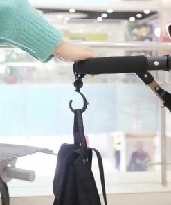 Happy Childhood Life Store Kinderwagen Tassenhaak - Boodschappenhaken - Tassenhanger - Babywagen Tassenhaak - Strollerhook - Buggy Haak - Bags Holder - Tassenclips - Rugzak Hanger - Verplaatsbare Hanger - Verplaatsbare Winkelwagenhaak - Rolstoelhaak - Auto Hoofdsteun Haak -Sophie Shop 550x550 584