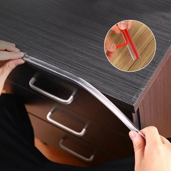 Secusta - Multifunctionele 2 In 1 Hoekbeschermer - Transparant - Ingebouwde Plakstrip - 3 Meter - Hoek/Rand Bescherming 6 Secusta - Multifunctionele 2 In 1 Hoekbeschermer - Transparant - Ingebouwde Plakstrip - 3 Meter - Hoek/Rand Bescherming - Afbeelding 4