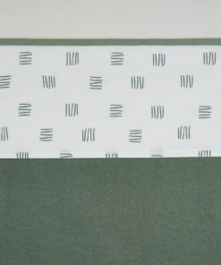 Meyco Ledikant Laken Block Stripe - 100x150 Cm - Forest Green -Sophie Shop 550x550 653