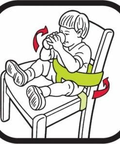 Tuigje Kinderstoel Universeel - Kinderstoeltuigje - Eetstoel Kinderzitje - Reiszitje Voor Kinderen Van 1-4 Jaar - Clippasafe -Sophie Shop 550x550 676