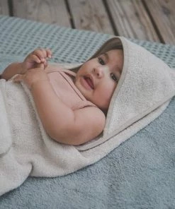 Koeka Baby Badcape Dijon Daily - 100x100cm - Zand -Sophie Shop 550x550 712
