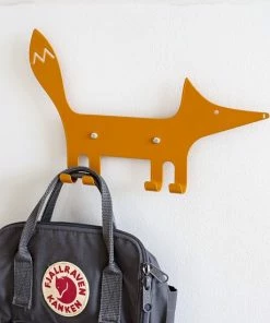 Metalen Kinderkapstok Vos Oranje Bos Marnelly