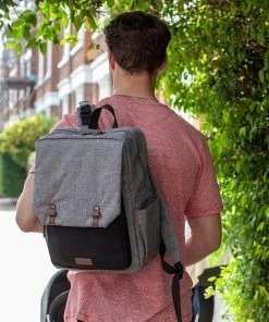 Babymel Luiertas Rugzak/rugtas George Grey/Black -Sophie Shop 550x550 780