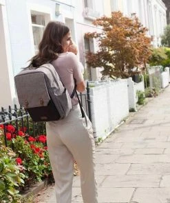 Babymel Luiertas Rugzak/rugtas George Grey/Black -Sophie Shop 550x550 781