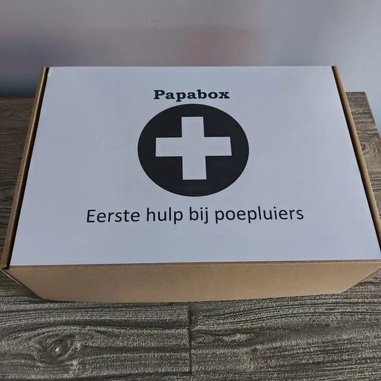 Het Blije Snoetje - Papabox Eerste Hulp Bij Poepluiers - Kraamcadeau 4 Het Blije Snoetje - Papabox Eerste Hulp Bij Poepluiers - Kraamcadeau - Afbeelding 2