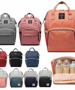 Lequeen LE QUEEN Mummy Maternity Nappy Bag Large Cap Baby Bag Travel Backpack Nursing Bag For Baby Care Nappy Hand Bag Mummy Moederschap Luiertas Grote Capaciteit Babypakket Rugzak Zuigelingstas Voor Babyverzorging Nappy Handtas ZALMROZE -Sophie Shop 550x550 841