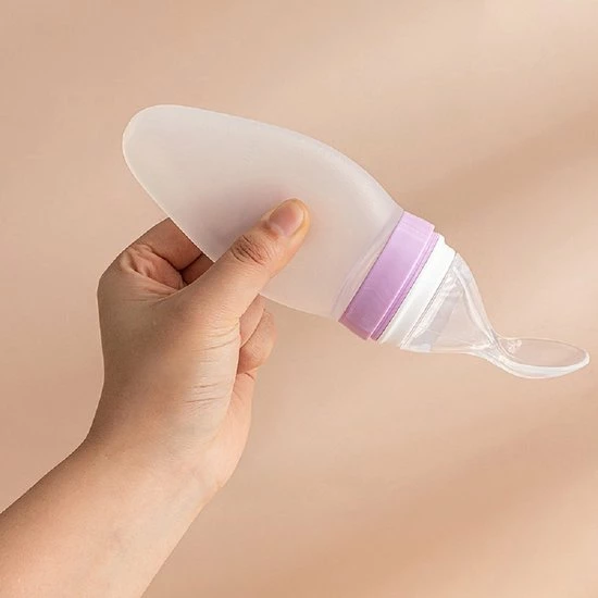LB Baby Knijpfles - Baby Knijpfles Met Lepel - 90ml - Blauw - Feeding Spoon - Flesje Met Lepel - Knijpfles - Silicone - Babyfles - Groen 11 LB Baby Knijpfles - Baby Knijpfles Met Lepel - 90ml - Blauw - Feeding Spoon - Flesje Met Lepel - Knijpfles - Silicone - Babyfles - Groen - Afbeelding 9