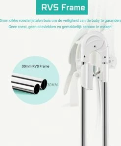 Thuys Kinderstoel Inklapbaar - Inklapbare Kinderstoel Verstelbaar - Kinderstoel Inklapbaar Met Eetblad Kantelbaar - Zitten & Liggen - Verwijderbaar Eetblad - Met Wielen - BPA Vrij - Tot 20KG - Dinosaurus Blauw -Sophie Shop 550x550 905