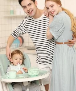 Thuys Kinderstoel Inklapbaar - Inklapbare Kinderstoel Verstelbaar - Kinderstoel Inklapbaar Met Eetblad Kantelbaar - Zitten & Liggen - Verwijderbaar Eetblad - Met Wielen - BPA Vrij - Tot 20KG - Dinosaurus Blauw -Sophie Shop 550x550 918