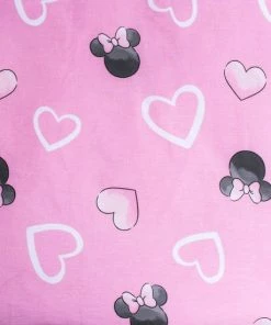 Disney Minnie Mouse BABY Dekbedovertrek, Pink Heart - 100 X 135 Cm - Katoen -Sophie Shop 550x550 924
