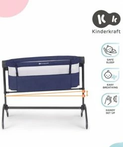 Kinderkraft Co Sleeper - Aanschuifwieg - Bea - Navy -Sophie Shop 550x550 931