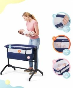 Kinderkraft Co Sleeper - Aanschuifwieg - Bea - Navy -Sophie Shop 550x550 936